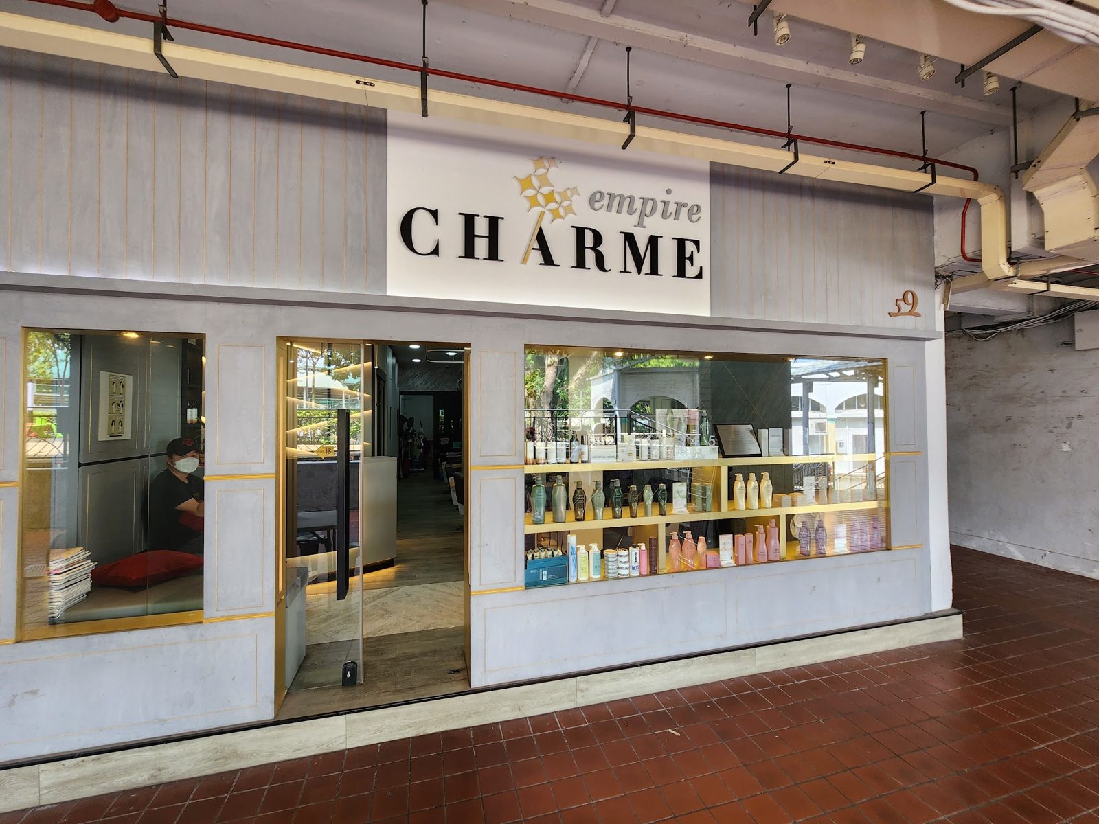 The Empire Charme shopfront at Hougang